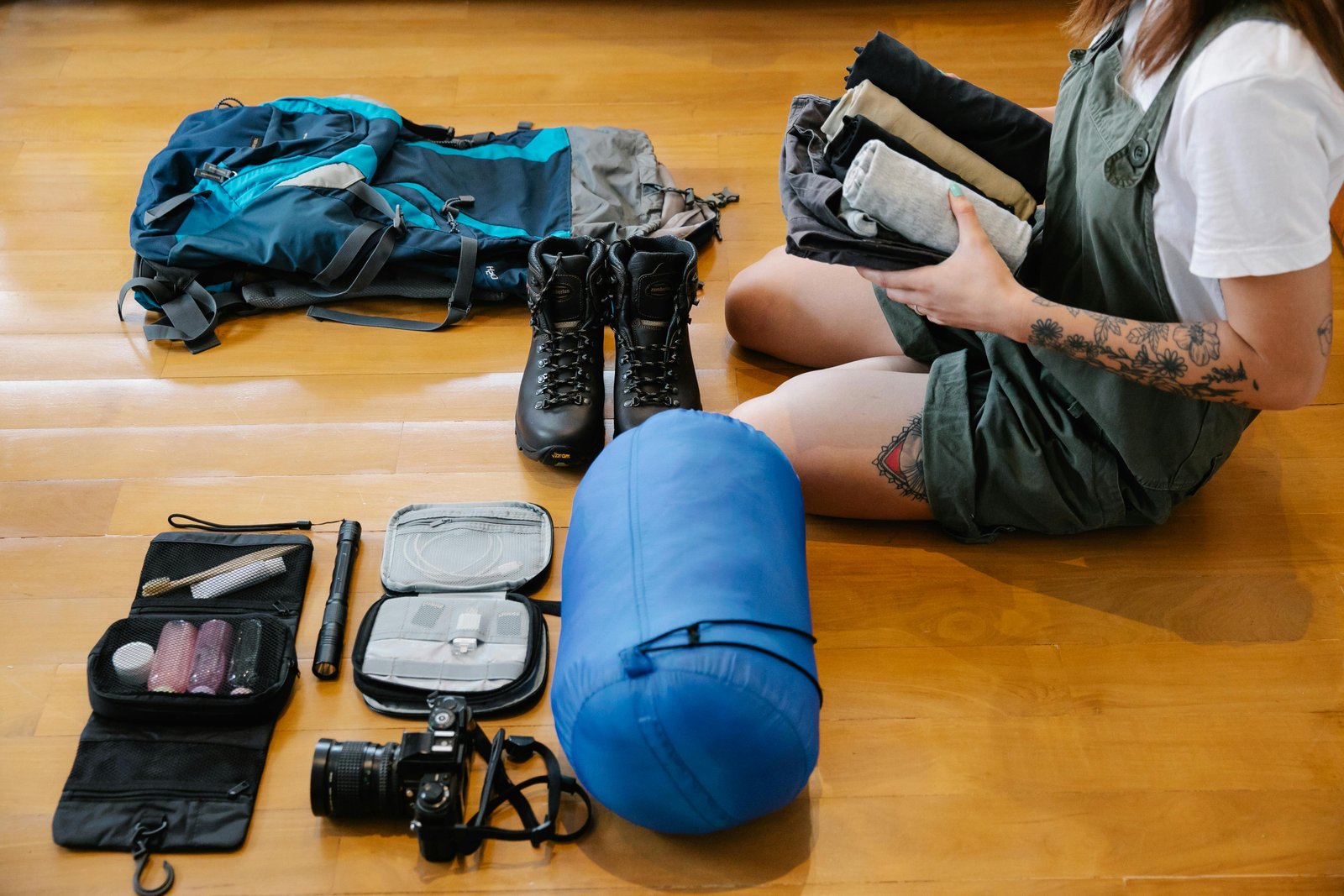 Preparing adventure gear